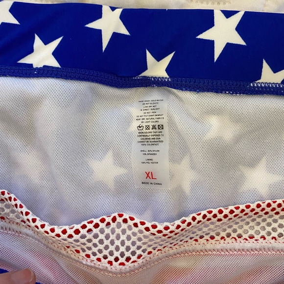 NWOT patriotic high waisted bikini - Picture 2 of 4